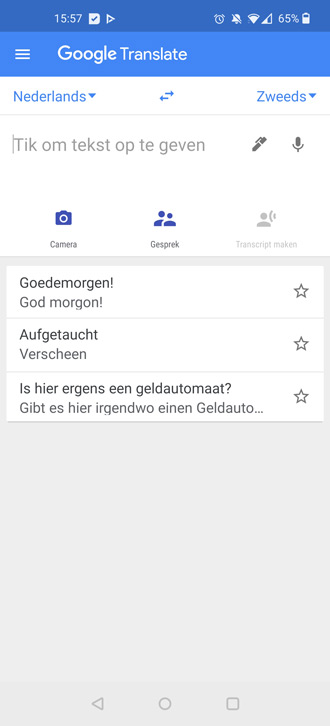 Google Translate app