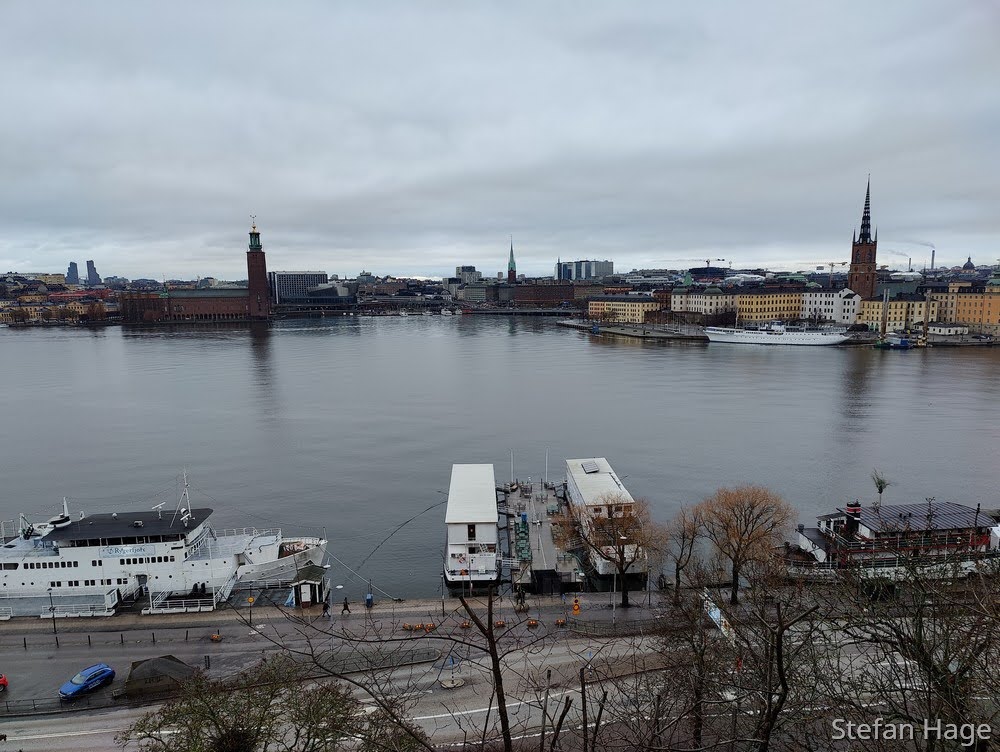 Stockholm Monteliusvägen uitzicht