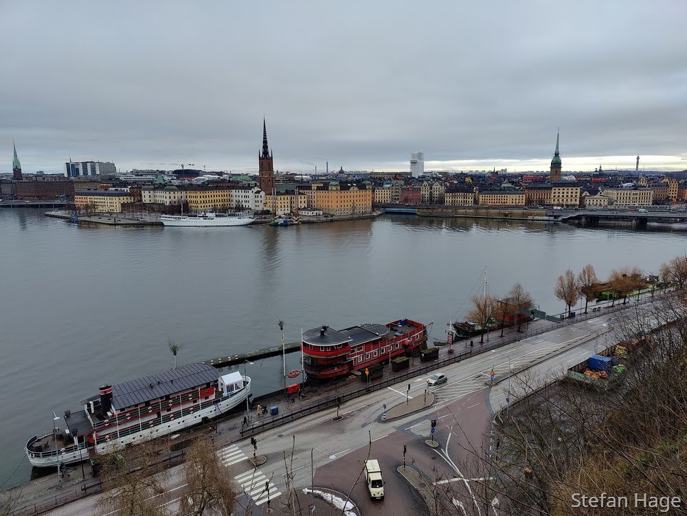Stockholm Monteliusvägen uitzicht
