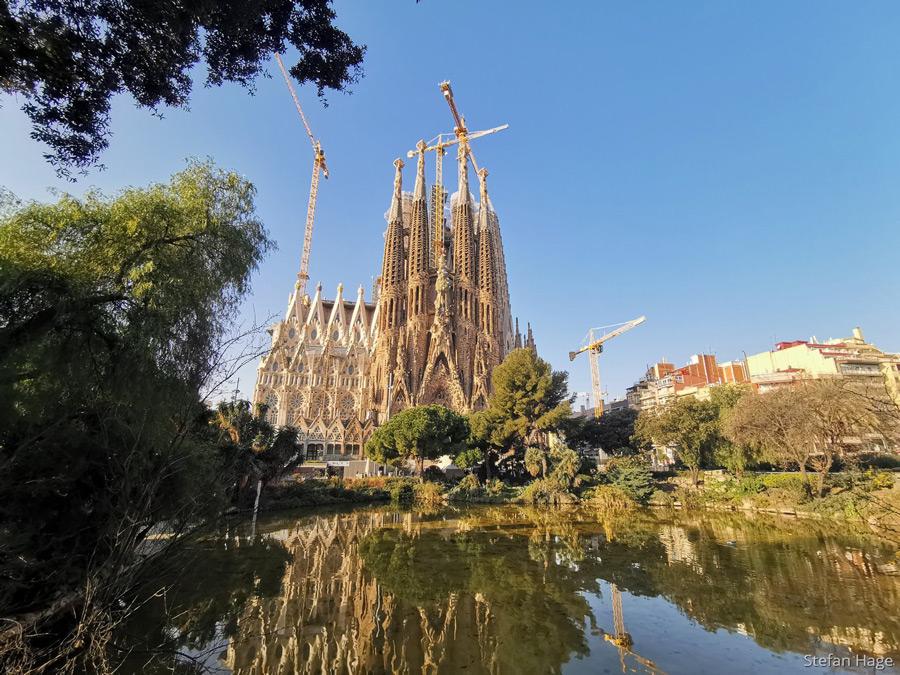Sagrada Familia uitzicht