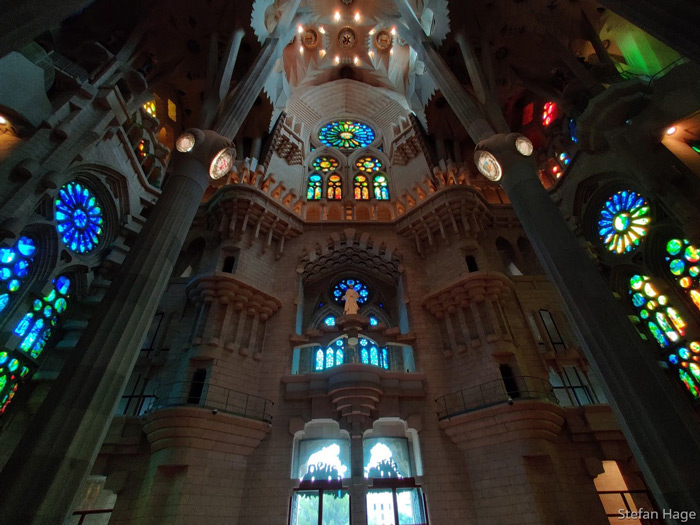 Sagrada Familia binnen